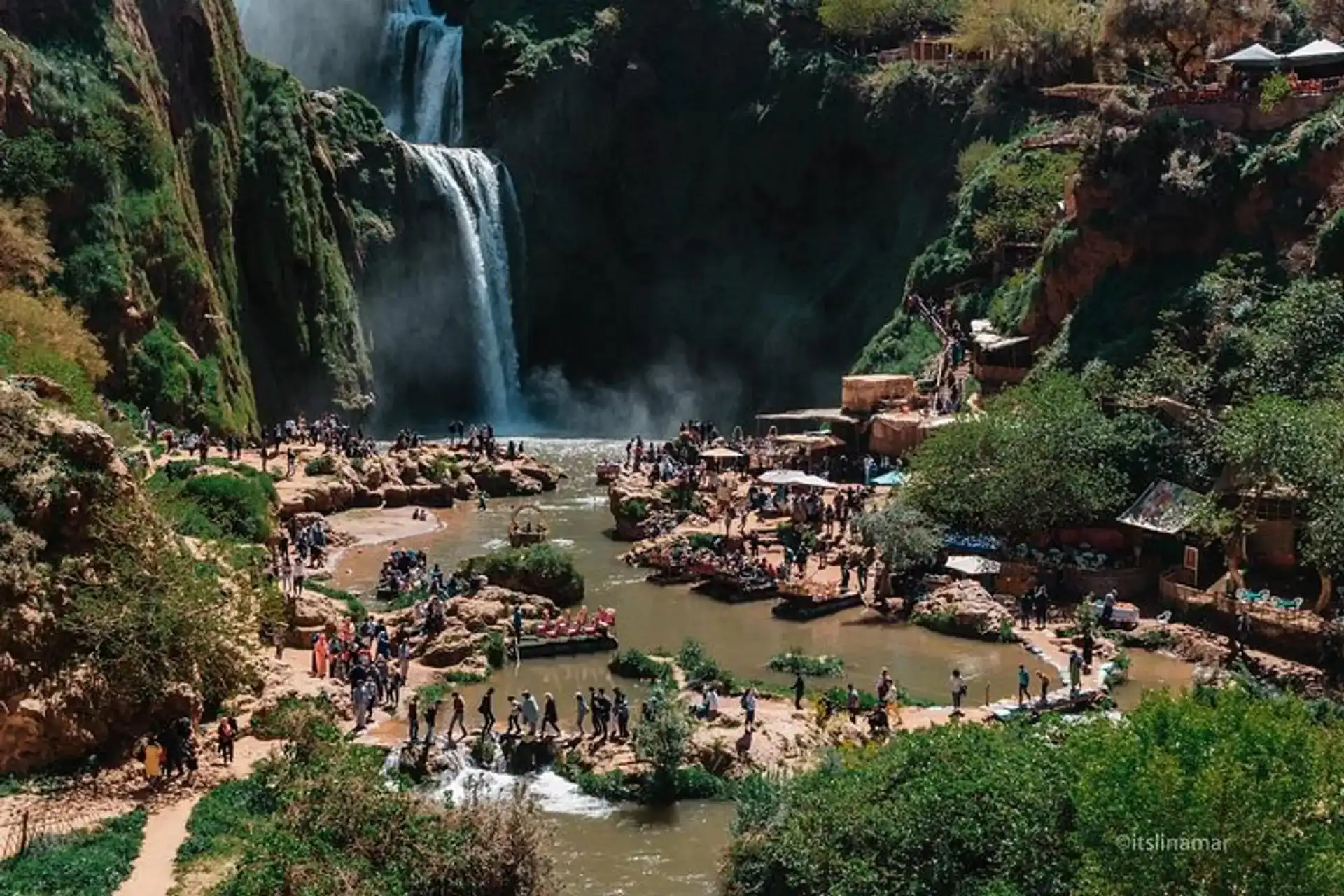 Excursión de un día a las Cascadas de Ouzoud desde Marrakech